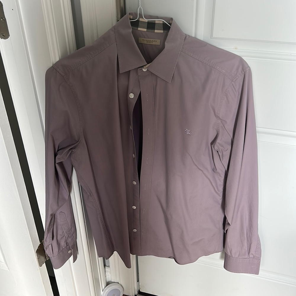 Burberry button down men’s M. Good condition worn a few times